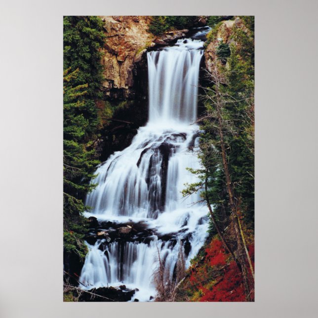 Undine Falls, Yellowstone Poster (Front)