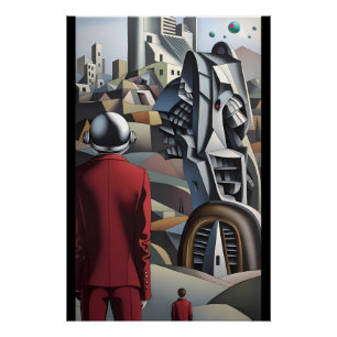 Undisclosed Dislocation - Ken Gauge Surreal Art Poster