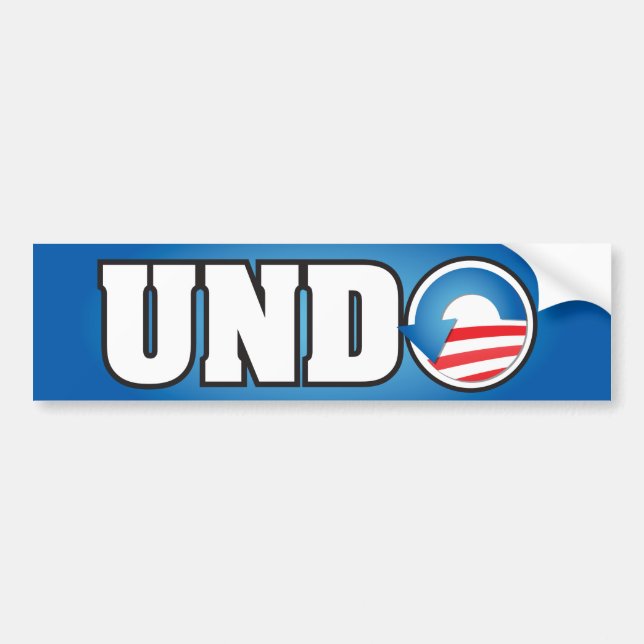 UNDO BUMPER STICKER (Front)