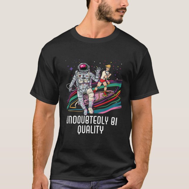 Undoubtedly Bi Quality Bisexual Pride Bisexuality  T-Shirt (Front)