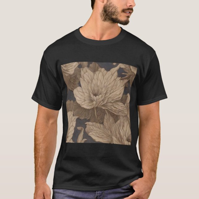 Undying indigo flowers beside the path to immortal T-Shirt (Front)