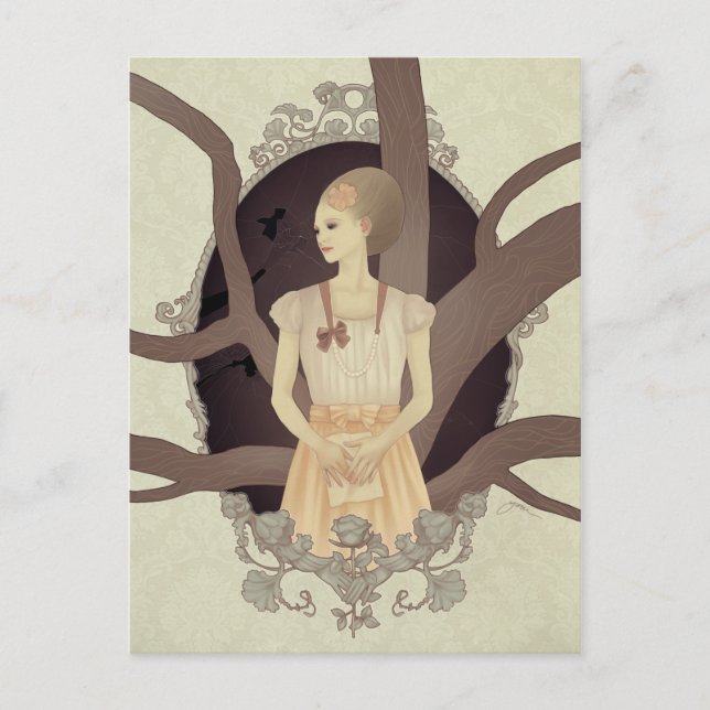 'Undying Love and Patience' Postcard (Front)