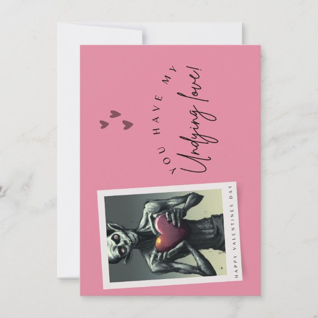 Undying love valentines day card (Front)
