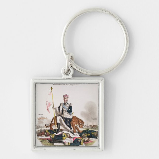 Une fois sacre rien ne le fut pour moi' key ring (Front)