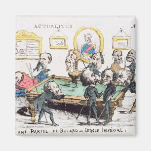 Une Partie de Billard au Cercle Imperial' Magnet