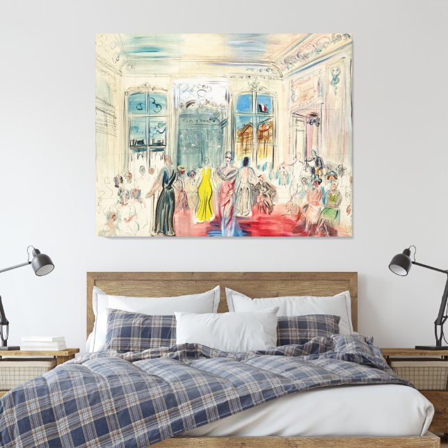 Une présentation chez Schiaparelli Canvas Print (Insitu(Bedroom))