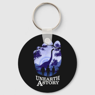 Unearth A Story Dinosaur Reading Adventure Shirt Key Ring