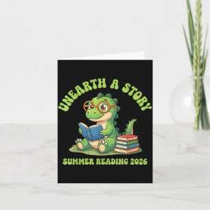 Unearth A Story Summer Reading 2026 Card