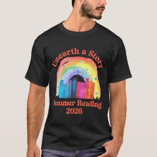Unearth a story summer reading 2026 librarian book T-Shirt