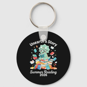 Unearth a story summer reading 2026 library men key ring
