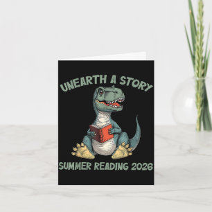 Unearth a story summer reading 2026 men women kids card
