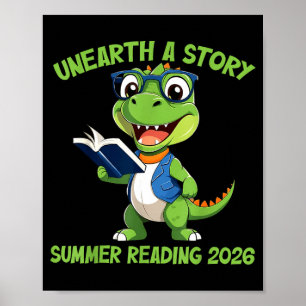 Unearth a story summer reading 2026 men women kids poster