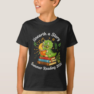 Unearth a story summer reading 2026 men women kids T-Shirt