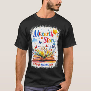 Unearth a story summer reading 2026 wildflower T-Shirt