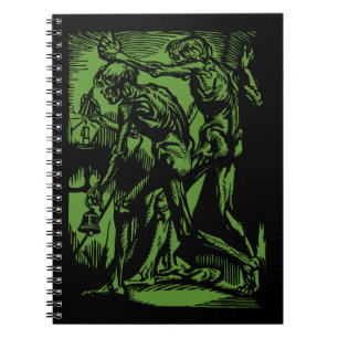 Unearthed Horrors of Dead Miners for Halloween Notebook