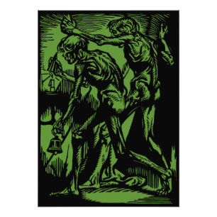 Unearthed Horrors of Dead Miners for Halloween Photo Print