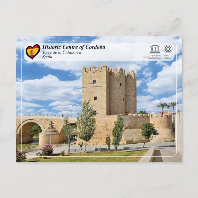 UNESCO - Calahorra Tower / Torre de la Calahorra Postcard (Front)