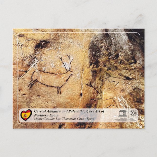 UNESCO - Cave of Las Chimeneas Postcard (Front)