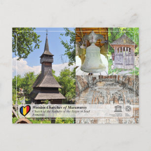 UNESCO Church of the Nativity of the Virgin, Ieud Postcard