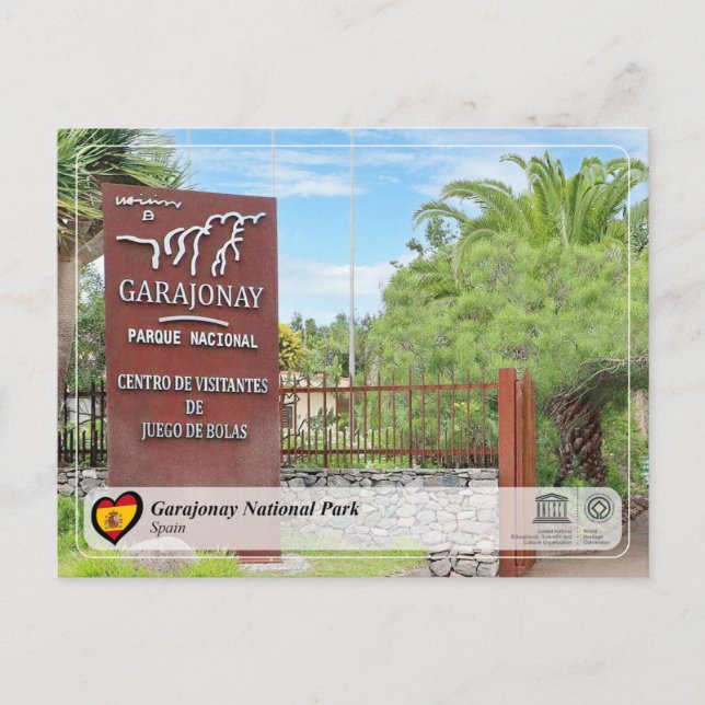 UNESCO Garajonay National Park Postcard (Front)