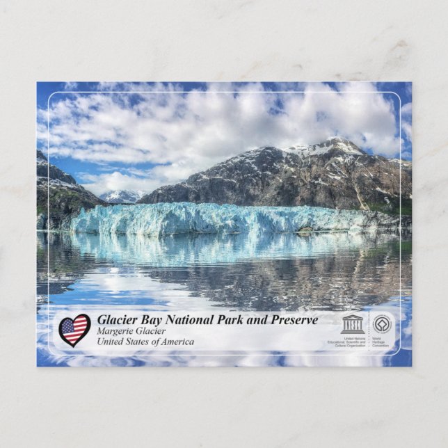 UNESCO - Glacier Bay NP - Margerie Glacier Postcard (Front)