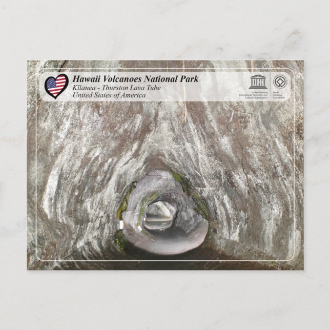 UNESCO - Hawaii Volcanoes NP -  Kīlauea Postcard (Front)