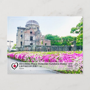 UNESCO - Hiroshima Peace Memorial  (Genbaku Dome) Postcard