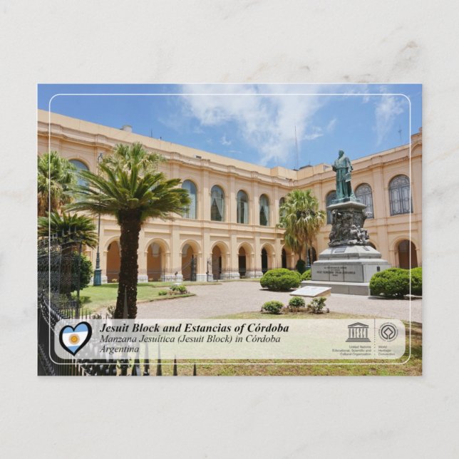UNESCO - Jesuit Block and Estancias of Córdoba Postcard (Front)