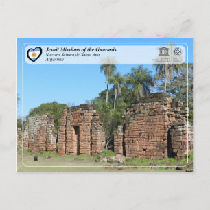 UNESCO - Jesuit Missions of the Guaranis Postcard