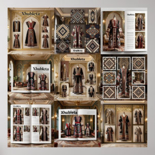 UNESCO Protected Albanian Couture Poster