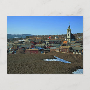 UNESCO site Røros, Norway Postcard