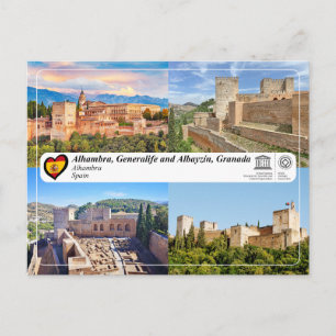 UNESCO WHS - Alhambra, Granada Postcard