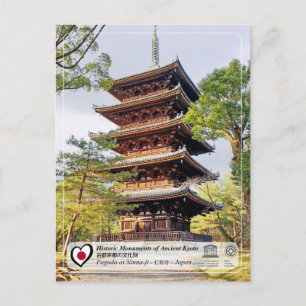 UNESCO WHS - Ancient Kyoto - Ninna-ji - 仁和寺 Postcard