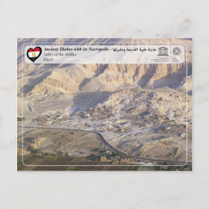 UNESCO WHS - Ancient Thebes - Thebes Necropolis Postcard