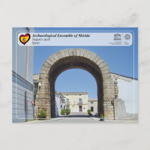 UNESCO WHS - Arco de Trajano de Mérida Postcard