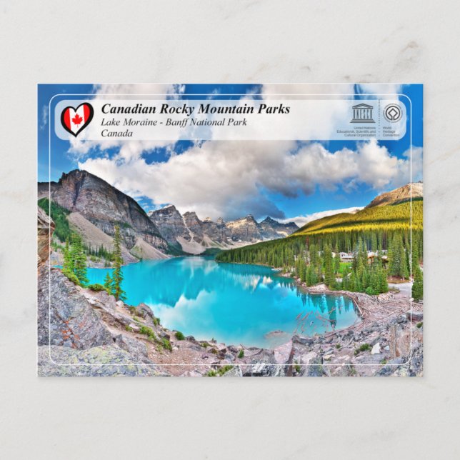 UNESCO WHS - Banff National Park Postcard (Front)