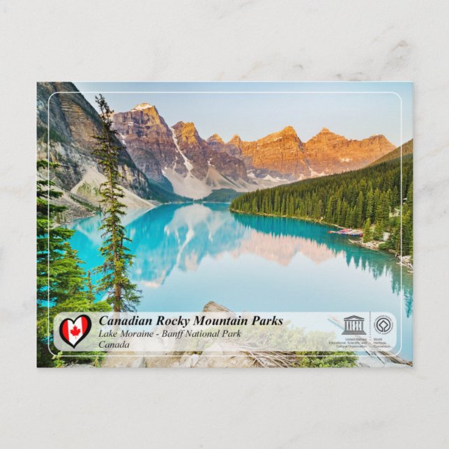 UNESCO WHS - Banff National Park Postcard (Front)