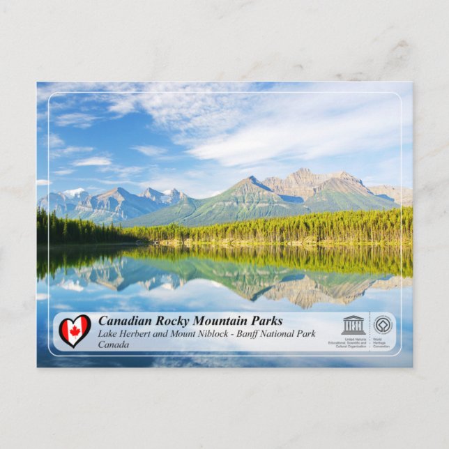 UNESCO WHS - Banff National Park Postcard (Front)