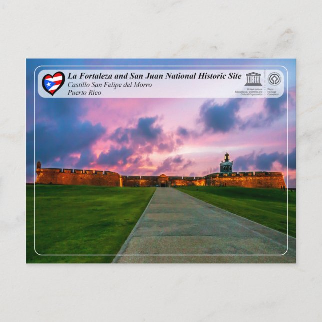 UNESCO WHS - Castillo San Felipe del Morro Postcard (Front)