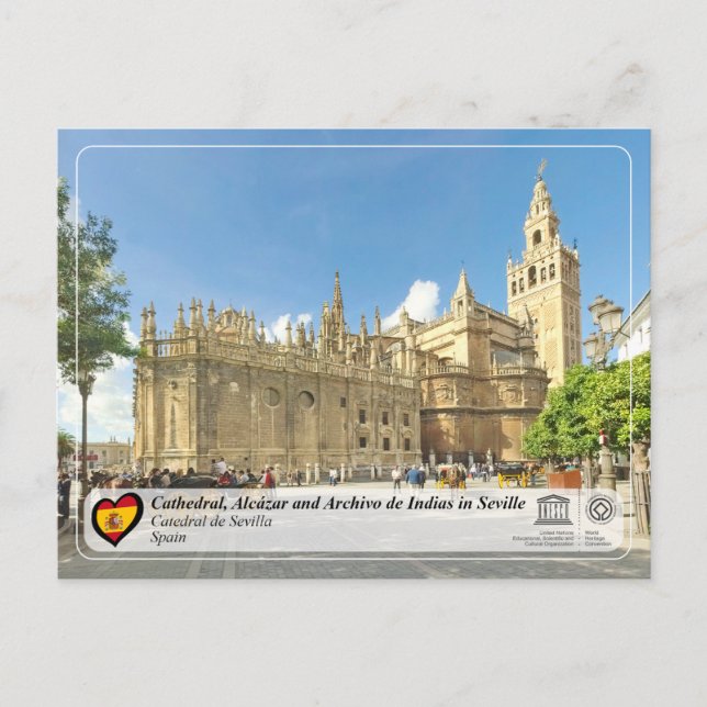 UNESCO WHS - Catedral de Sevilla Postcard (Front)