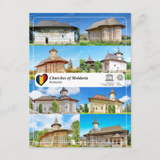 UNESCO WHS - Churches of Moldavia Postcard