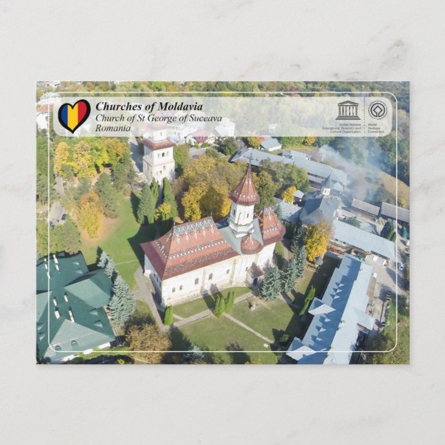 UNESCO WHS - Churches of Moldavia - Suceava Postcard (Front)
