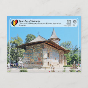 UNESCO WHS - Churches of Moldavia - Voronet Postcard