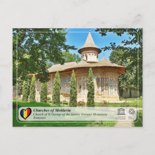 UNESCO WHS - Churches of Moldavia - Voronet Postcard