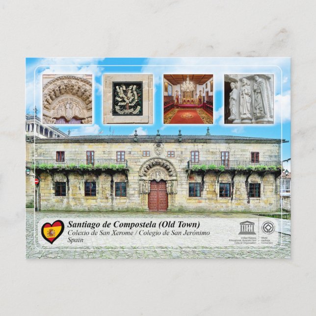 UNESCO WHS - Colexio de San Xerome Postcard (Front)