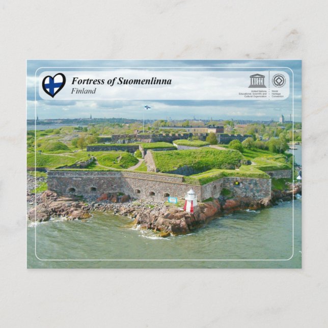 UNESCO WHS - Fortress of Suomenlinna Postcard (Front)