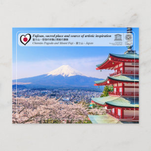 UNESCO WHS - Fujisan - Mount Fuji - 富士山 Postcard