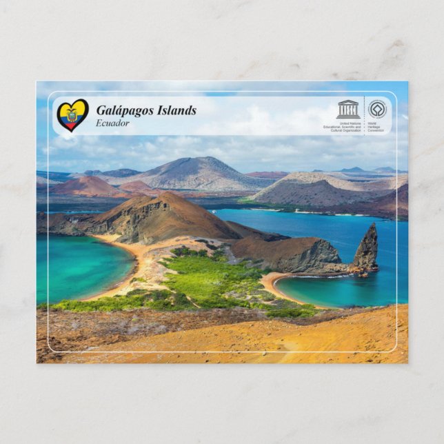 UNESCO WHS - Galápagos Islands Postcard (Front)