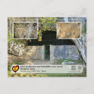 UNESCO WHS - Hornos de la Peña Cave Postcard