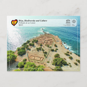 UNESCO WHS - Ibiza/Eivissa - Ruins of Sa Caleta Postcard